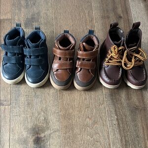 EUC Cat and Jack toddler boy size 5 shoes bundle